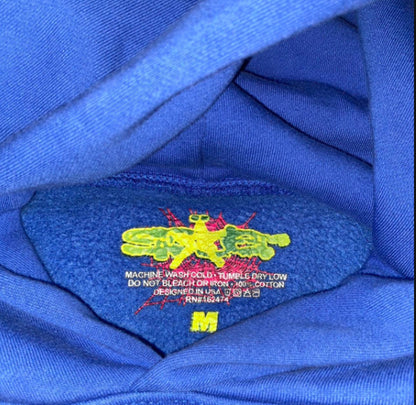 SP5DER Blue Hoodie Size MED Men’s